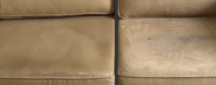 Get rid of browned couches